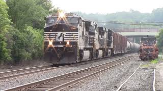 20130625 June 25 2013 NS MOW clearing up on Harrisburg Line, H82 in Norristown and 38G in Bridgeport