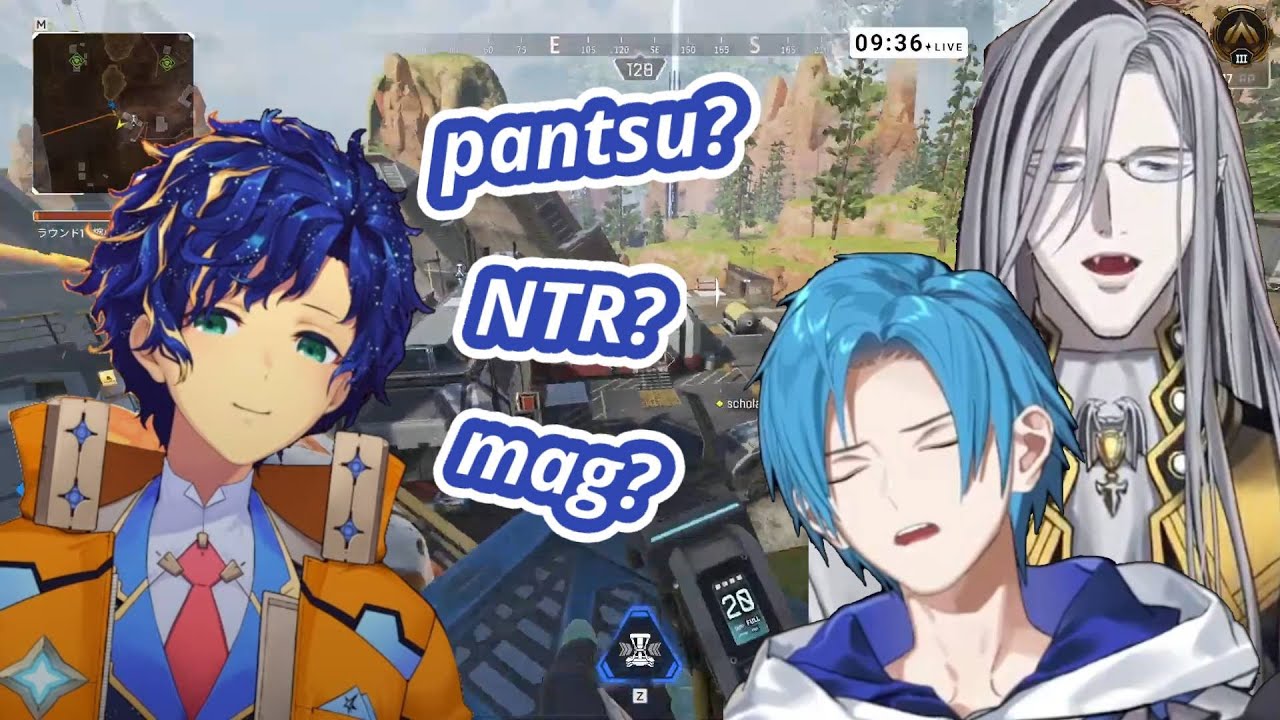 The Tempus boys first Apex collab with Astel senpai [Holostars EN | Holostars JP]