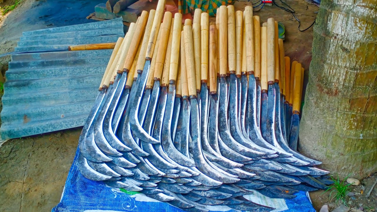 Aruval Sword Process Video / Blacksmith / Billhook Knife in india