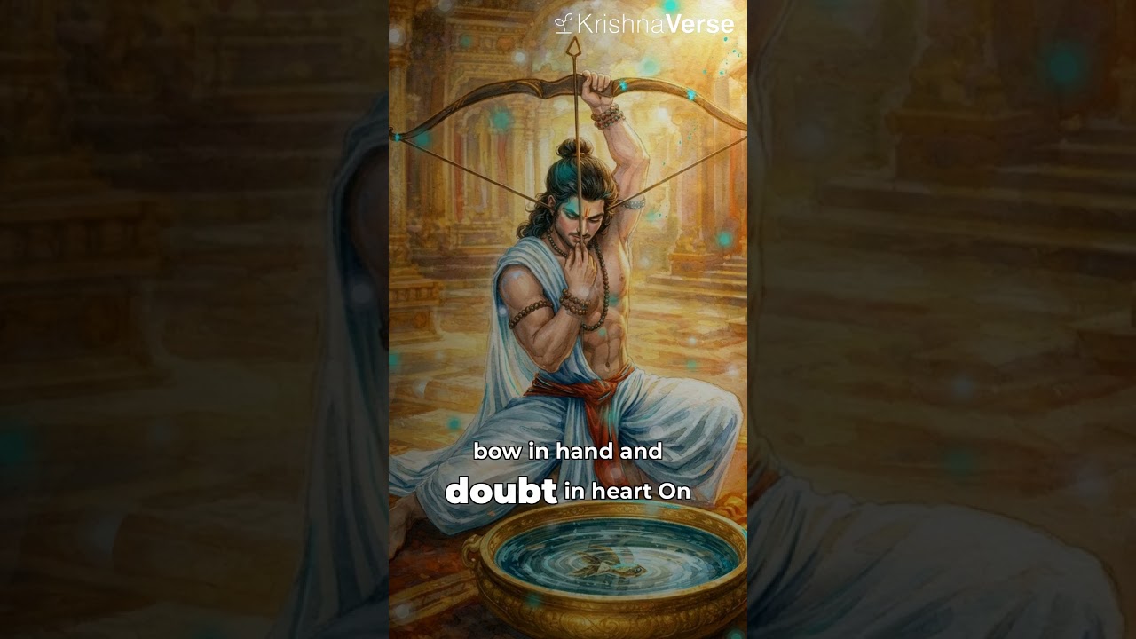 Krishnaverse | Arjuna — Doubt Turned to Destiny #Shorts