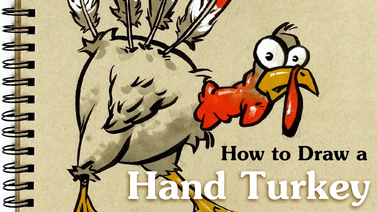 How to Draw a Turkey  Easy Drawing Art