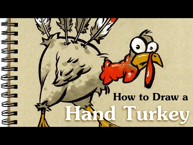 How to Make a Hand Turkey — Easy Hand Turkey Drawing Tutorial