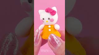 What's In Hello Kitty's Room ~ Miniature Cute Items for Dollhouse Barbie #shorts #diy #satisfying
