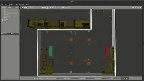 Multi Agent system in gazebo using ROS2 and SPADE.