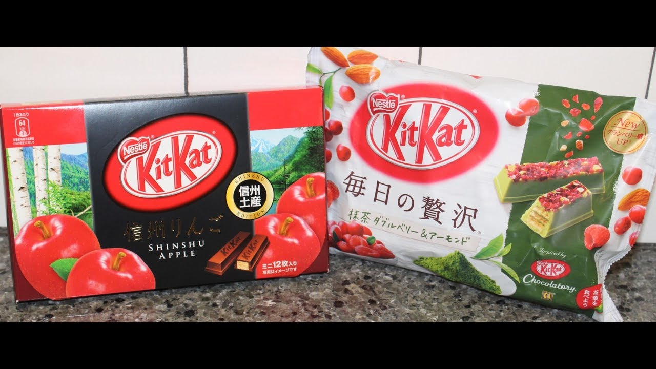 Nestle Kit Kat: Shinshu Apple and Cranberry, Raspberry & Almond Matcha Review
