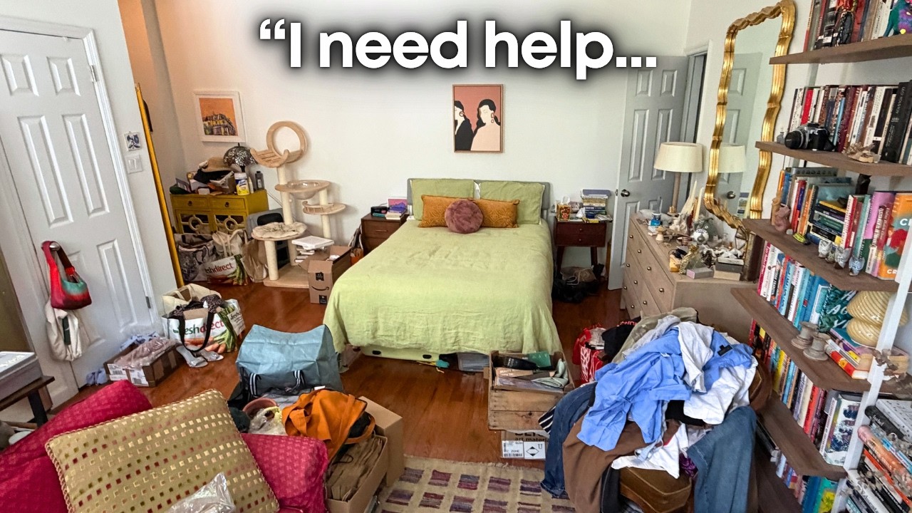 making SPACE in a tiny NYC apartment 🚕 🍎 New York City Studio Apartment Declutter ep. 02