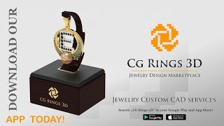 3D CAD Collection of Pearl Pendants with Letters video