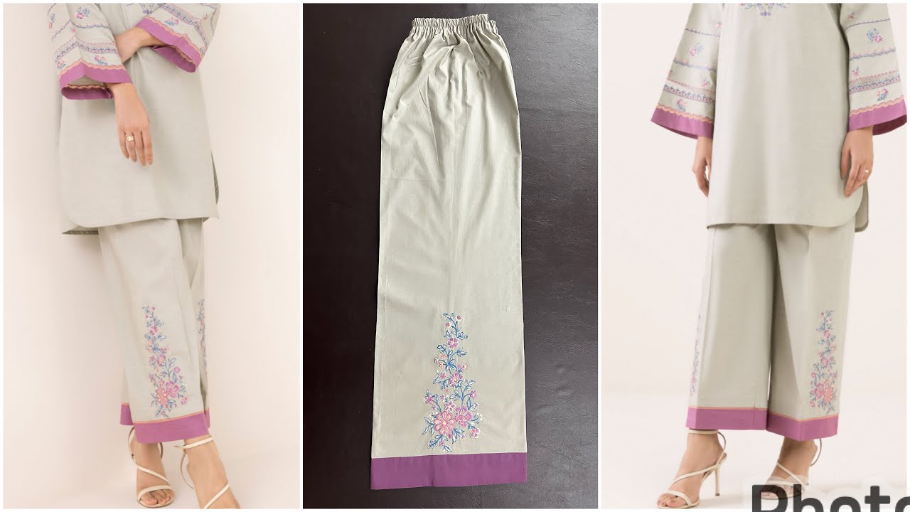 How To make Very Easy Designer Box Trouser cutting and stitching in easiest way for beginners 