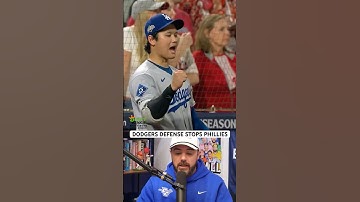 LA counter Phils 9th inning rally with insane defense, a breakdown #baseball #mlb #dodgers #phillies