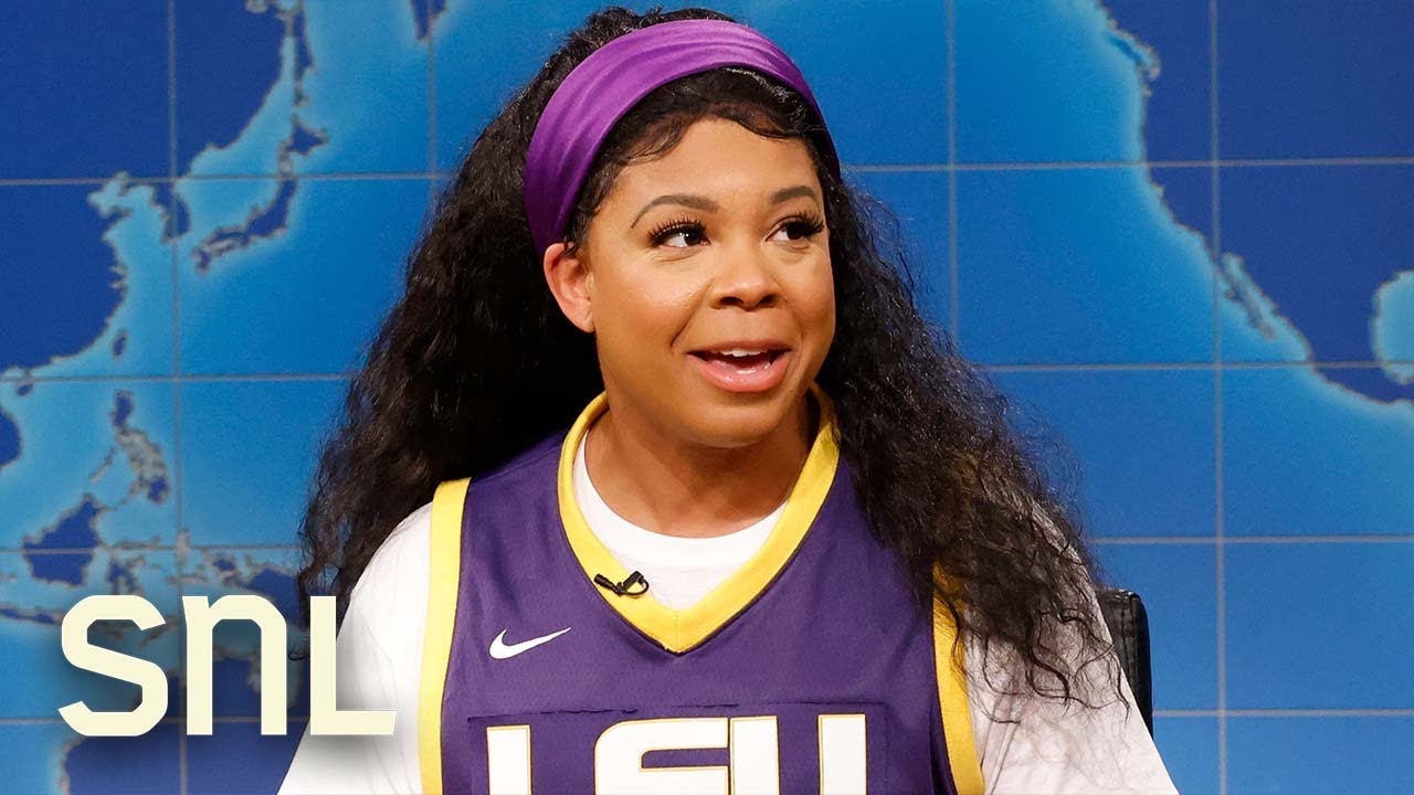 Weekend Update LSU's Angel Reese on Her White House Invitation SNL