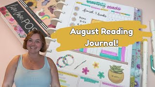Plan with Me // KellofaPlan Reading Journal // August Set Up
