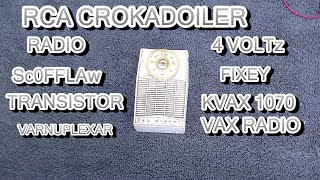 1961 RCA 3RH10 Transistor Pocket Radio Resurrection from box of 20 video