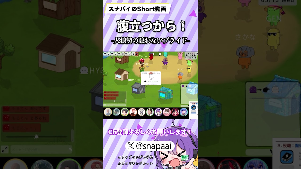 【#ぺぇいん青年会】腹立つから～赤ねずみ～