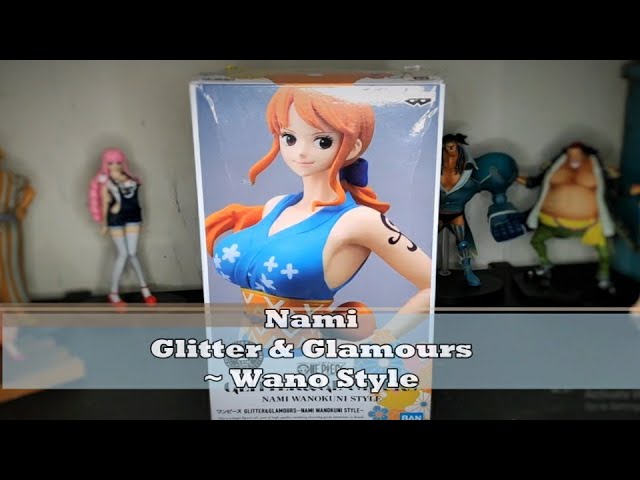 One Piece Film Gold Glitter & Glamours Nami Figure Set of 2 BANPRESTO