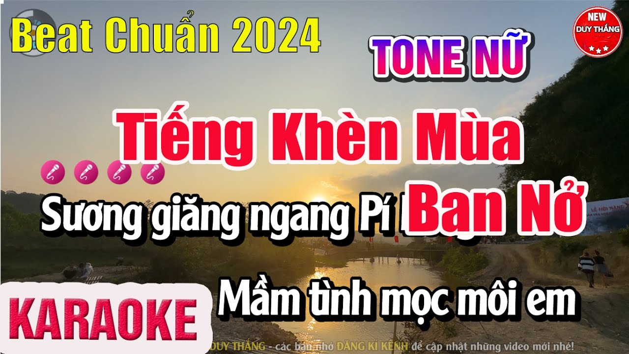 Tiếng Khèn Mùa Ban Nở Karaoke Tone Nữ