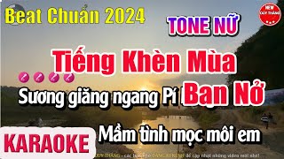 Tiếng Khèn Mùa Ban Nở Karaoke Tone Nữ