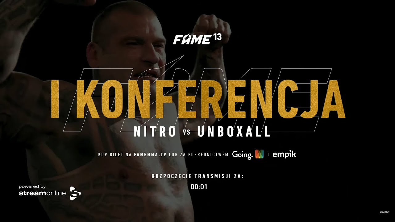 KONFERENCJA FAME MMA 13 POLAK FERRARI NITRO POPEK PASUT SZELIGA ARAB 