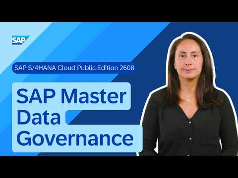 SAP Master Data Governance in SAP S/4HANA Cloud Public Edition 2608 | Release Highlights