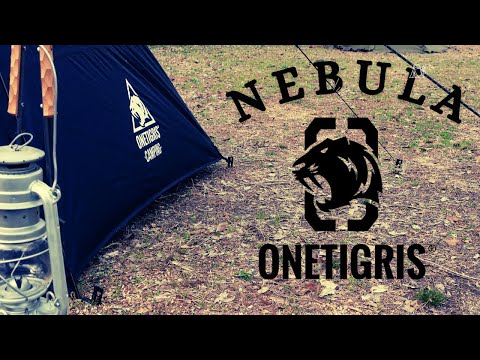 テント設営】ONETIGRISのNEBULAを試し張り&トラ連れキャンプ - YouTube
