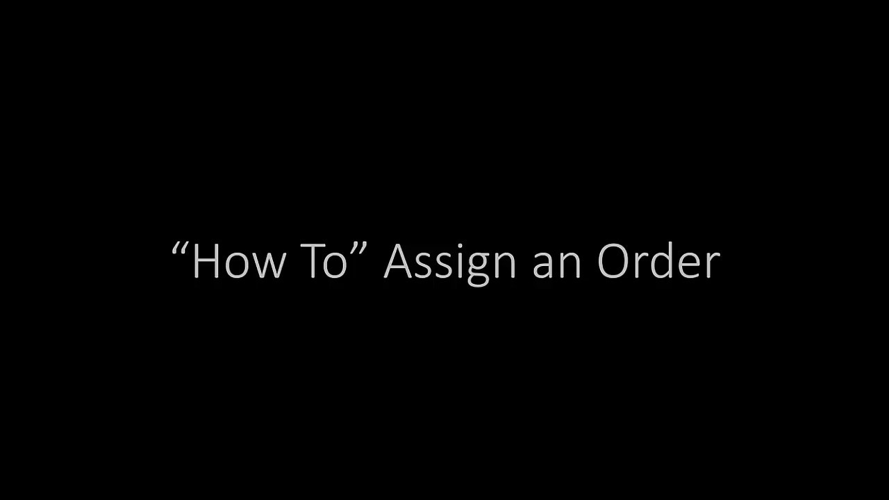 assign order definition