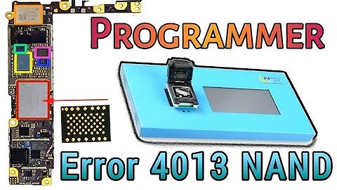 NAND ic Programmer |     iphone 4013 Error |