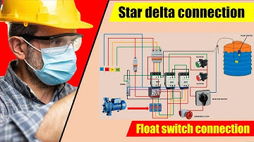 star delta connection | Float switch connection for star delta starter