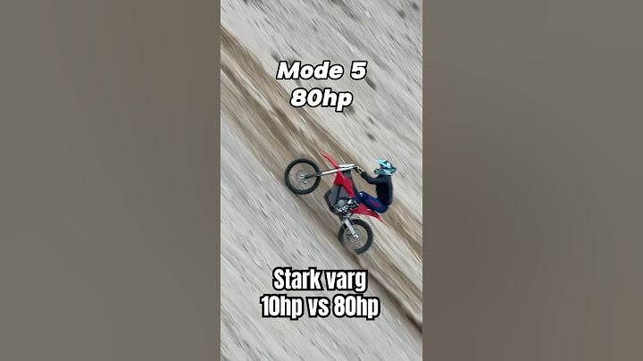 STARK VARG 10hp VS 80HP #starkvarg #stark #dirtbike #hillclimbracing