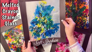 ASMR/Melted Crayon craft (Soft Spoken) No-talking version uploads tomorrow! Crafty crinkles screenshot 3