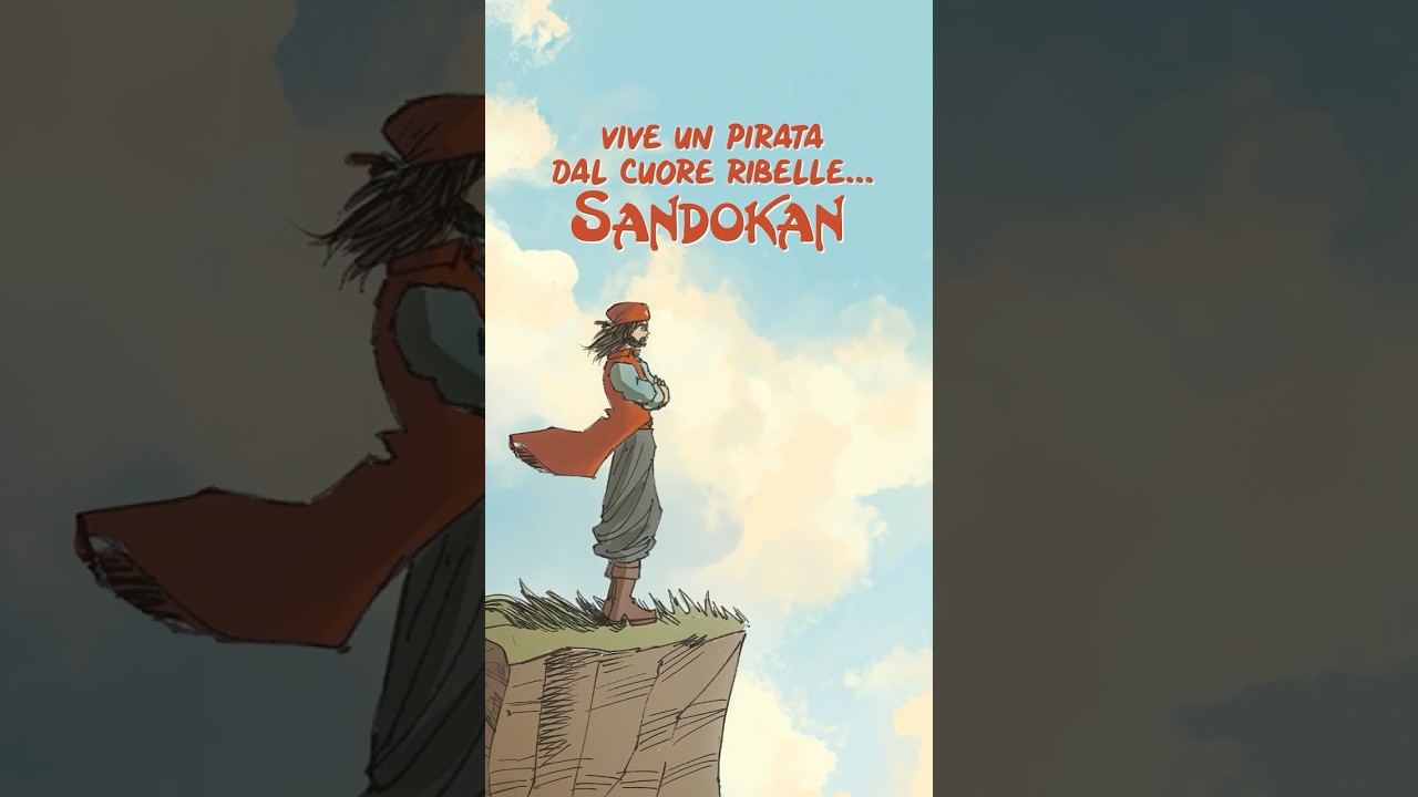 I classici in graphic novel: Sandokan 🐯 #shorts