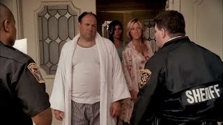 Police Arrest Tony Soprano - The Sopranos HD