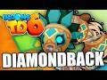 FIGHTING DIAMONDBACK SOLO! wish me luck! | Bloons Tower Defense 6