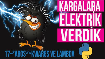 #python dersleri - KARGALARA ELEKTRİK VERDİK - PYTHON DERSLERİ 17