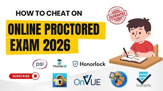 How to Cheat on Online Proctored Exam | Online Proctored Exam Cheating 2026