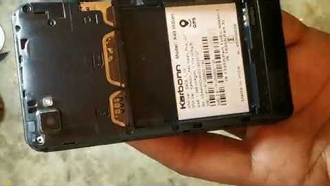 Karbonn a40 indian hard reset
