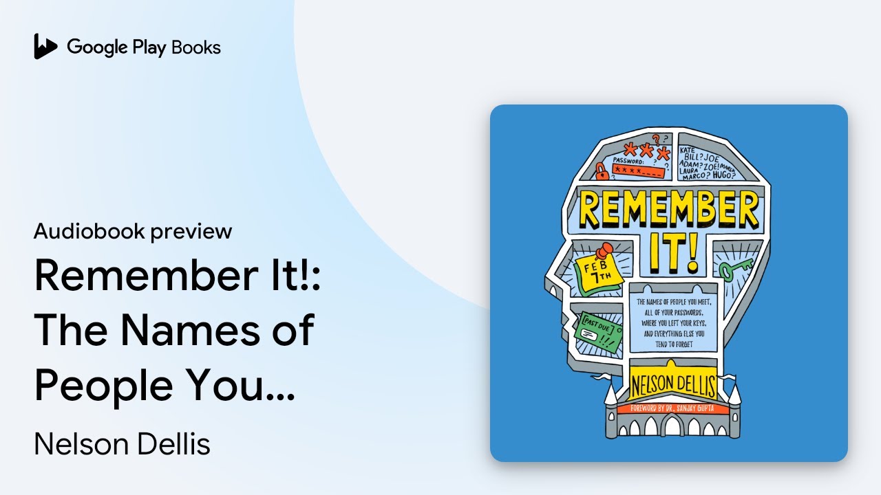 Remember It!: The Names of People You Meet, All… by Nelson Dellis · Audiobook preview