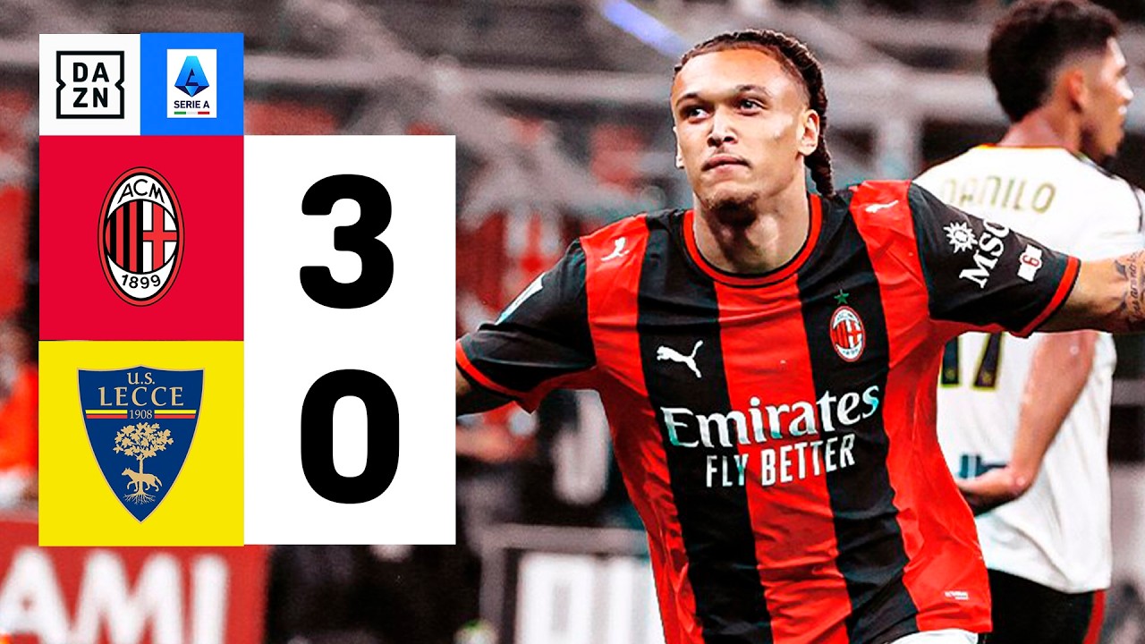 Resumen: Milan vs Lecce (3-0) | Resumen y goles | Highlights Serie A