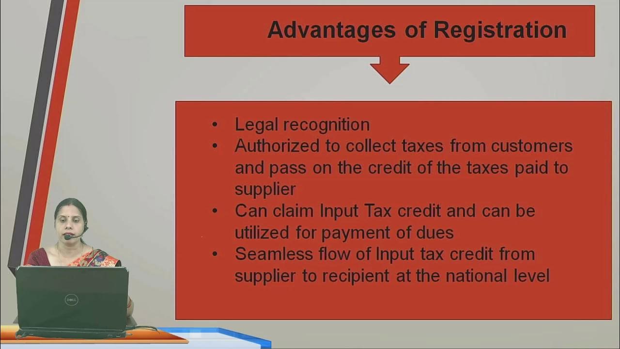 Registration Under GST Indirect Tax TYBFM TYBMS (Sem 6