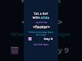 What Is the footer Tag? | HTML Explained for Beginners (Day 9) #codingforbeginners