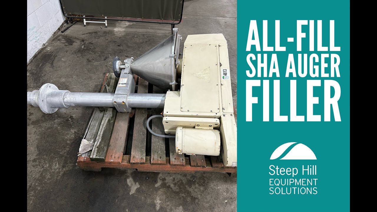 All-Fill SHA Single Head Automatic Auger Filler (4613) - YouTube