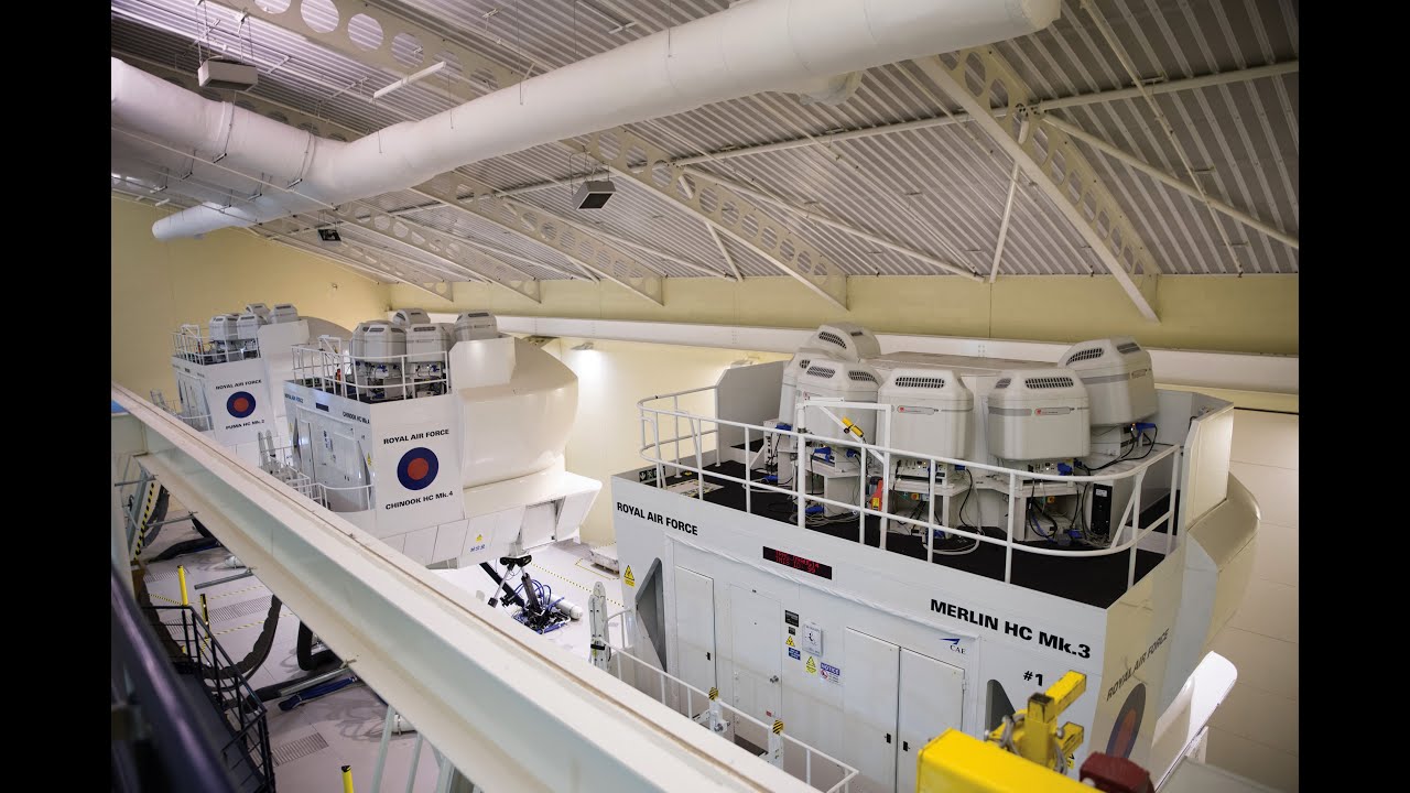 CAE's Medium Support Helicopter Aircrew Training Facility at RAF Benson