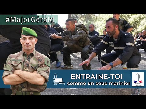 Entraînement du #majorGérald avec des sous-mariniers de la base navale de Toulon.