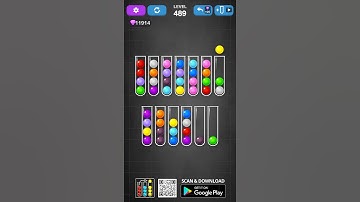 Ball Sort Puzzle Solution Level 489