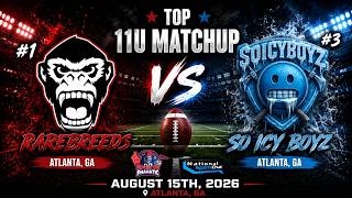 TOP 11U MATCHUP RAREBREED vs SO ICY BOYZ LIVESTREAM