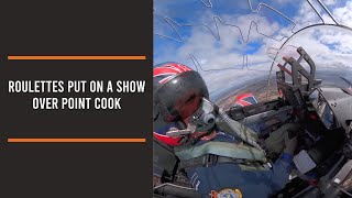 Roulettes put on a show over Point Cook