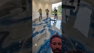 New luxury metallic epoxy flooring