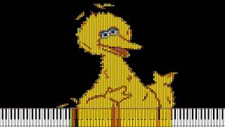 How does Sesame Street sound like in Dark Midi?