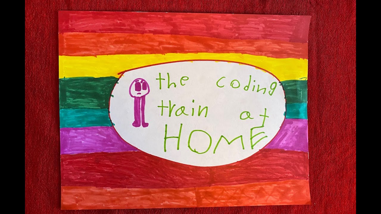 The Coding Train at Home "Kids Teach me Scratch!"