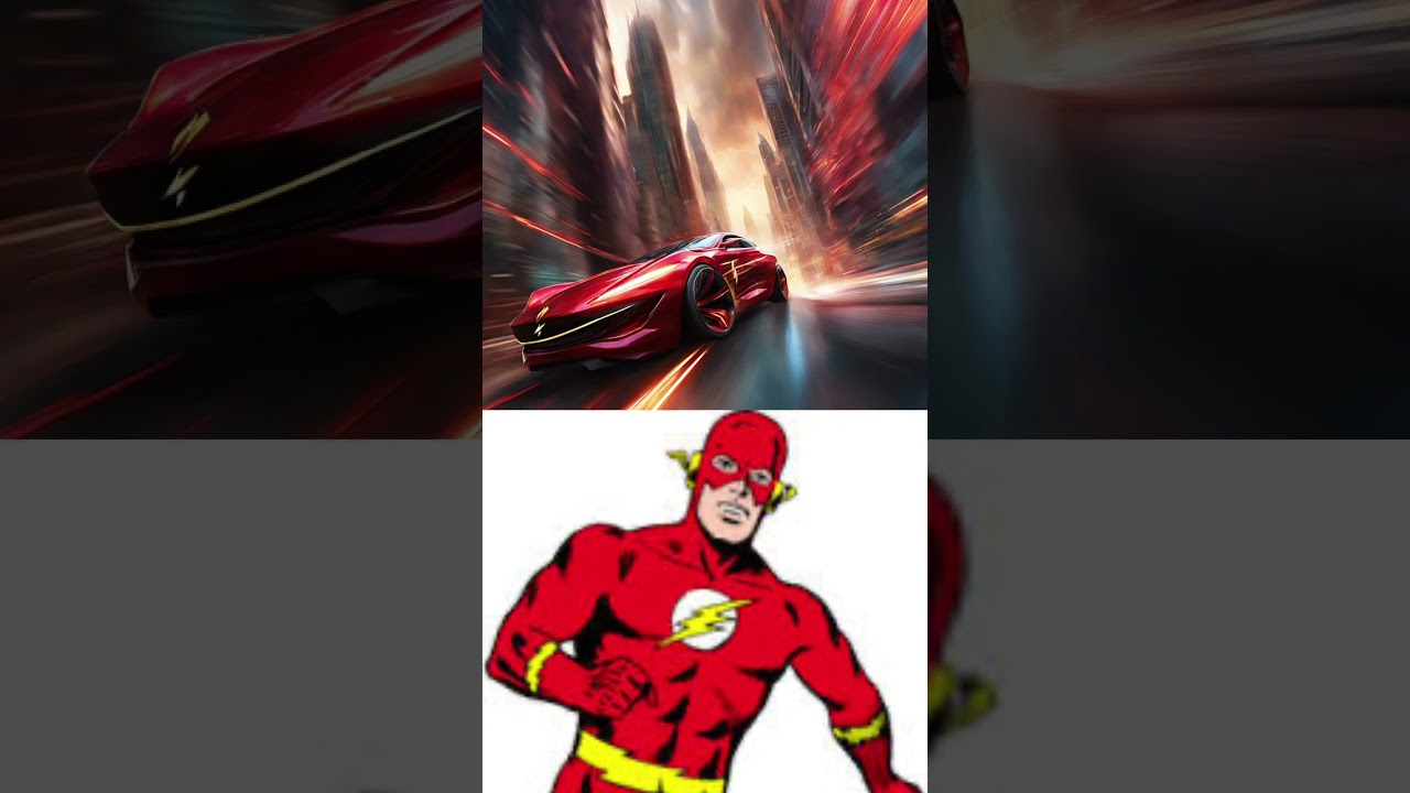 DC superhero’s as cars