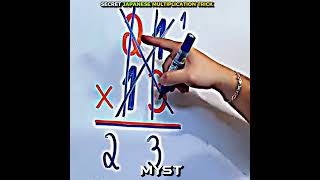The Secret Japanese Multiplication Trick 😲🥶🇯🇵 #maths