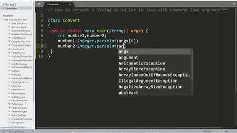 How to convert a String to an Int in Java___ Command line Argument__  Integer.parseInt() method